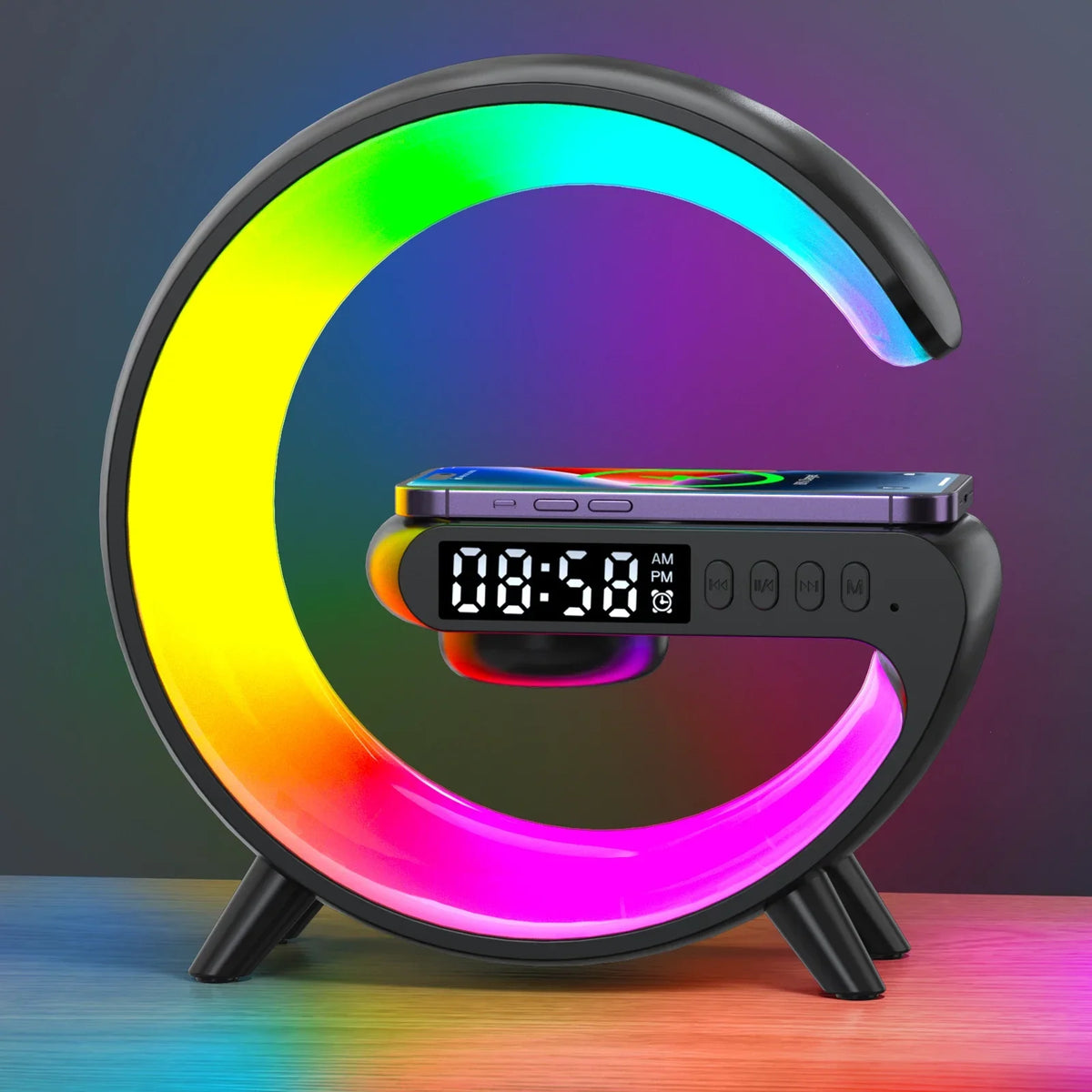 LED Wireless Charging Speaker